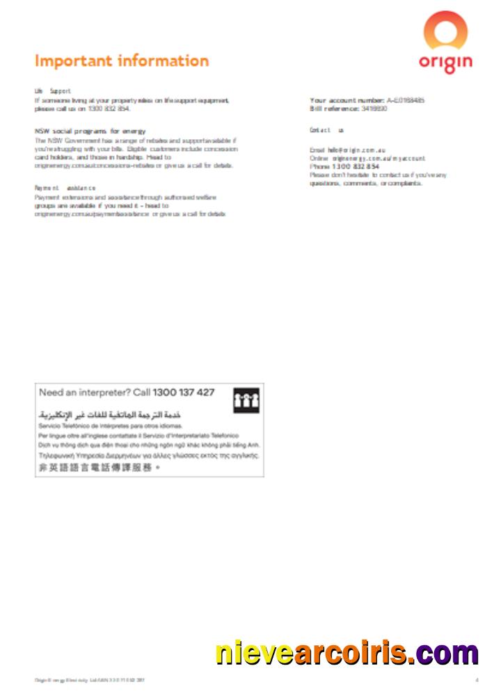 Origin utility business bill, page 4